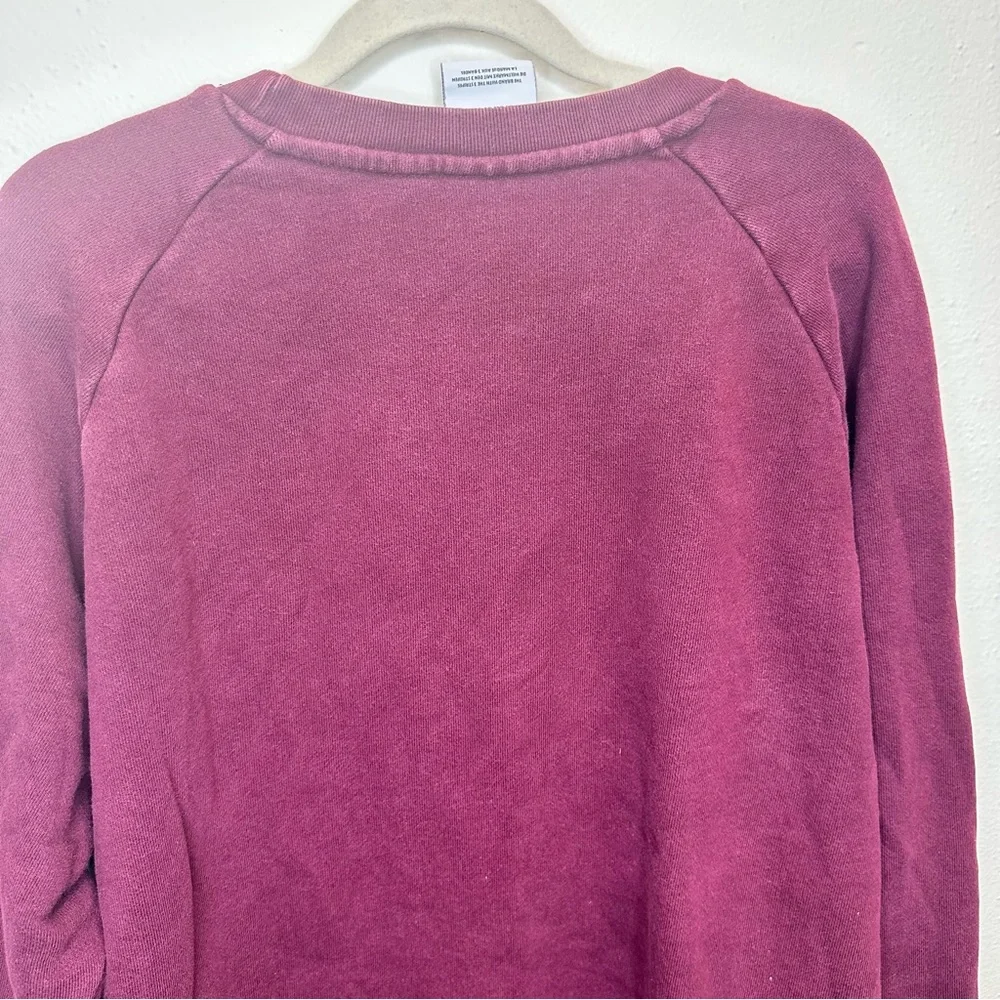 Adidas Burgundy White Logo Sweatshirt Size XLarge - Picture 7 of 9